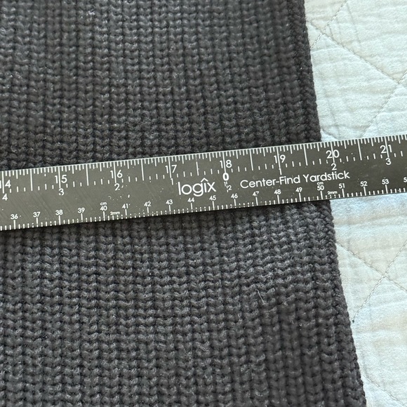 Sezane Black Long Sleeve Dress with Gold Buttons - Picture 14 of 16